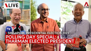 LIVE Singapore Presidential Election 2023 Tharman elected President  Polling Day results special [upl. by Maryjane702]