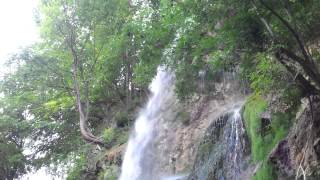 Uracher Wasserfall Waterfall mit Quelle Unesco Biospährenreservat Schwäbische Alb Swabian [upl. by Blanding761]