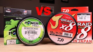 Which Braided Fishing Line Is Best 4Strand Or 8Strand [upl. by Ikin]