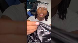 Satin lined cap available on Knottyheadshop locsjourney braid curls hairstyles haircare [upl. by Ainaj136]