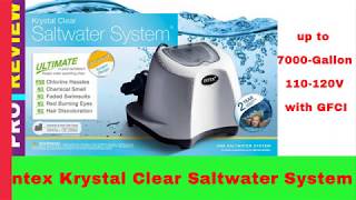 Intex Krystal Clear Saltwater System Review [upl. by Seeto]