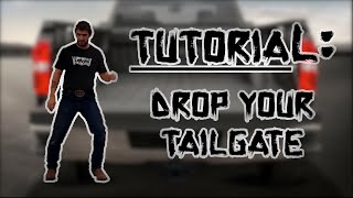 Drop Your Tailgate Line Dance Tutorial [upl. by Chaim9]