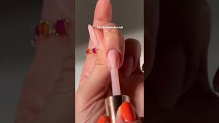 Part1 Gel nails design nails tip trick nailart tread gelart beauty polish extension gel [upl. by Alleynad]