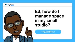 Space Management Hacks for Small Recording Studios [upl. by Rannug]