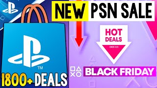 Massive NEW PSN SALE LIVE NOW PSN Black Friday HOT DEALS Sale 1800 NEW PlayStation Store Deals [upl. by Ntsyrk46]