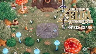 Detailed Breath of the Wild Inspired Island Tour  Animal Crossing New Horizons [upl. by Graig]