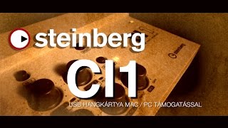 Steinberg CI1 USB hangkártya MacPC támogatással [upl. by Helaine]