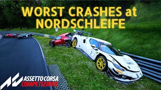 Can You Handle These NürburgringNordschleife Crashes in ACC Watch Now assettocorsacompetizione [upl. by Eade499]