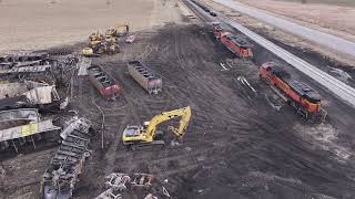 Train derailment  February 10 2024 Cairo Nebraska 2 [upl. by Neufer]