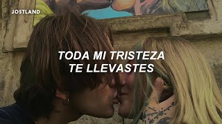 toda mi tristeza te llevaste con un beso tuyo me calmaste LetraLyrics [upl. by Leigh932]