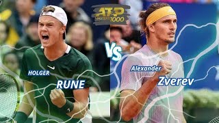 Rune vs Zverev ATP 1000 Parigi semifinale 02112024 [upl. by Amein641]