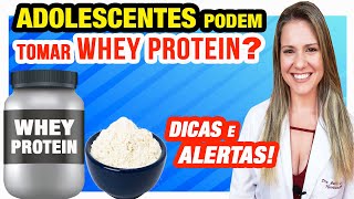 Jovens e Adolescentes Podem Tomar Whey Protein DICAS e CUIDADOS [upl. by Otxis]