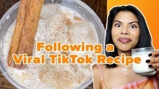 Following a TikTok Famous Horchata Recipe [upl. by Ng]