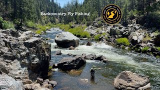 Backcountry Fly Fishing  Middle Fork Feather River  Plumas Co [upl. by Nabila]