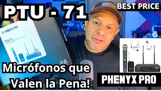 PHENYX PRO Micrófonos Inalámbricos  ¡Realmente valen la pena UNBOXING amp REVIEW  PTU71 [upl. by Kriste]