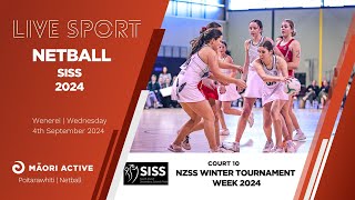 Day 3 Court 10  SISS Netball Championship 2024  NETBALL [upl. by Jecoa]