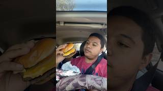 Wendy’s Krabby Patty Meal REVIEW spongebob krabbypatty wendys [upl. by Aeki]