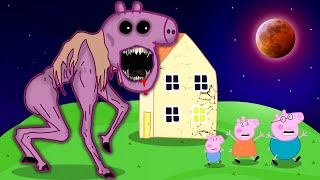 Peppa Zombie Apocalypse Zombie Appears To Visit Peppa House🧟‍♀️  Peppa Pig Funny Animation [upl. by Shalne]