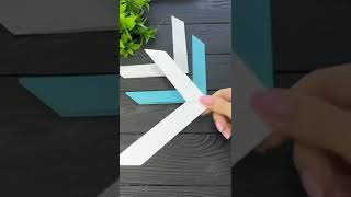 How to make a paper Boomerang Как сделать Бумеранг из бумаги [upl. by Steinke361]