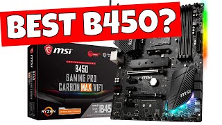 BEST AM4 B450 Motherboard MSI B450 Pro Carbon MAX WiFi [upl. by Olraced]