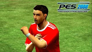 PES 2008 PS2 Gameplay Season 20212022  Manchester United vs PSG [upl. by Nuahsad]