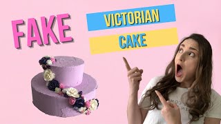 FAKE VICTORIAN CAKE  Easy DIY prop cake for theatre or display [upl. by Bridie]