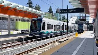 Lynnwood Link Opening Day  Train Crossing [upl. by Decato]