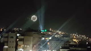 New Year 2022 Fireworks Nazareth Part 2 [upl. by Artined]