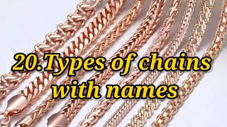 20 Types of chains with names Different types of chains with names [upl. by Ellehcrad964]