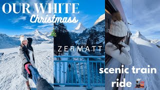 Celebrate white Christmas in amazing Zermatt  Explore the iconic Matterhorn valley  vlog 22 [upl. by Therese]