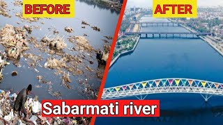 why Gujarat better than delhi sabarmati river before and after। sabarmatiriverfront ahemdabad [upl. by Sanburn]