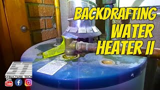 Backdrafting water heater 2 [upl. by Dorella]