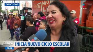 Así se vive el regreso a clases en una secundaria en Coyoacán CDMX  Noticias con Francisco Zea [upl. by Erme]