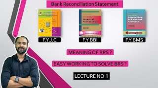 1 bank reconciliation statement class 11  FYBBI FYBMS  siraj shaikh [upl. by Perla]