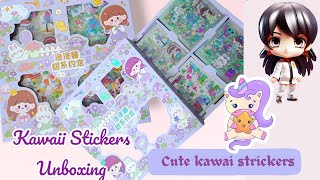 CUTEST Stickers Unboxing Kawaii Overload 🌈 2024 Tommiartandcraft [upl. by Levitt]