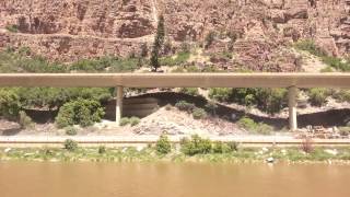 Glenwood Canyon between Glenwood Springs amp Denver Colorado [upl. by Lower]