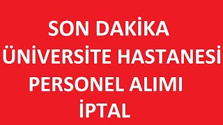 ÜNİVERSİTE HASTANESİ SAĞLIKÇI ALIMI  BALIKESİR ÜNİVERSİTESİ SAĞLIKÇI ALIMI YENİ KARAR kpss2024 [upl. by Sharity215]