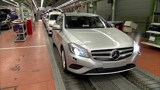 MercedesBenz AClass Production at the Rastatt plant [upl. by Flyn390]