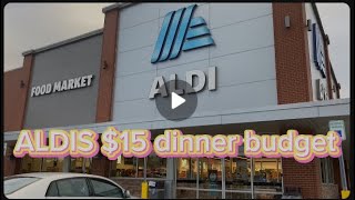 ALDIs 15 budget for dinner [upl. by Berardo253]