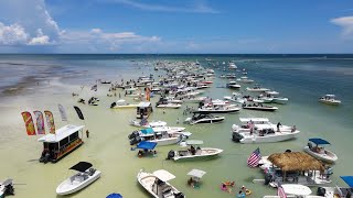 ISLAMORADA SANDBAR 4TH OF JULY WEEKEND 2023 [upl. by Emiatej]