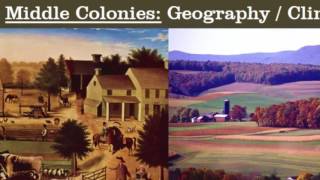 13 Colonies Comparing Regions New England Middle and Southern [upl. by Llimaj]