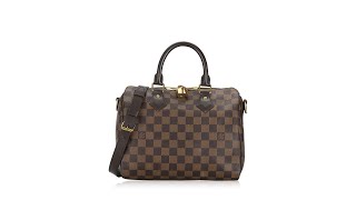 Louis Vuitton Damier Ebene Speedy 25 Bandouliere NM [upl. by Neiman661]