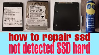 how to repair ssd hard not detected SSD hard [upl. by Charley210]