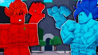 RED TEAM vs BLUE TEAM in The STRONGEST Battlegrounds Roblox [upl. by Tucky792]