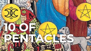 10 of Pentacles🥇Quick Tarot Card Meanings🥇Tarotcom [upl. by Adnotal]