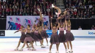 2013 ISU World Synchronized Skating Championships Free Skate Highlights [upl. by Yonah239]