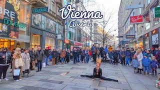 Vienna Austria 🇦🇹  Evening Walk  December 2023  4KHDR Walking Tour ▶146min [upl. by Heti]