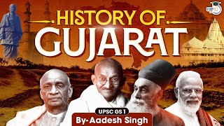 The History of Gujarat Through Animation  UPSC GS1  StudyIQ IAS [upl. by Marder458]