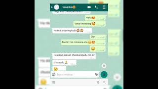 About Six experience with her friend  Telugu Whatsapp chatting  Text lover [upl. by Arevle]