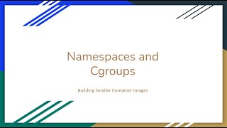 Linux Namespaces and Cgroups Arabic [upl. by Nairoc]